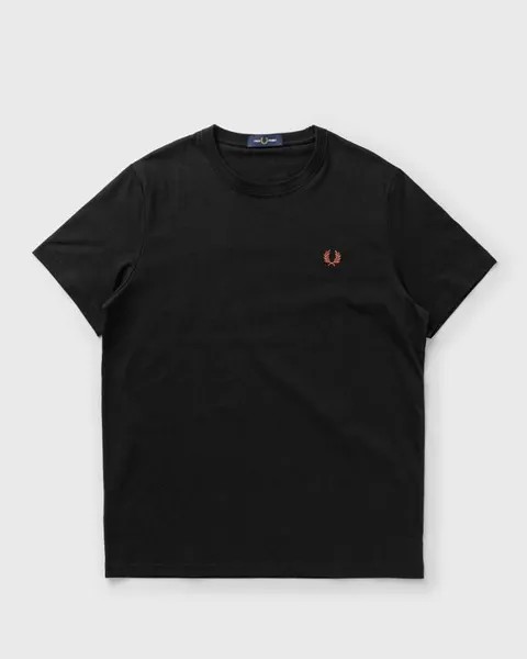 Футболка Fred Perry Crew Neck T-Shirt, цвет black/whiskybrwn