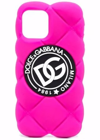 Dolce & Gabbana стеганый чехол для iPhone 12 Pro