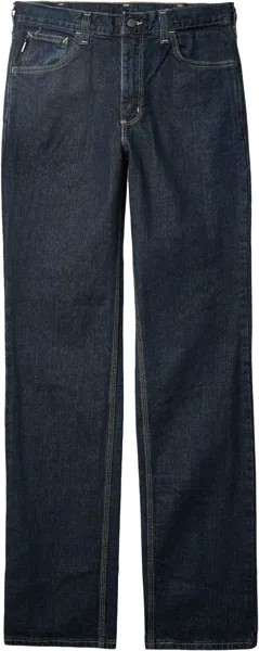 Джинсы Flame-Resistant Rugged Flex Jeans Straight Fit Carhartt, цвет Deep Indigo Wash