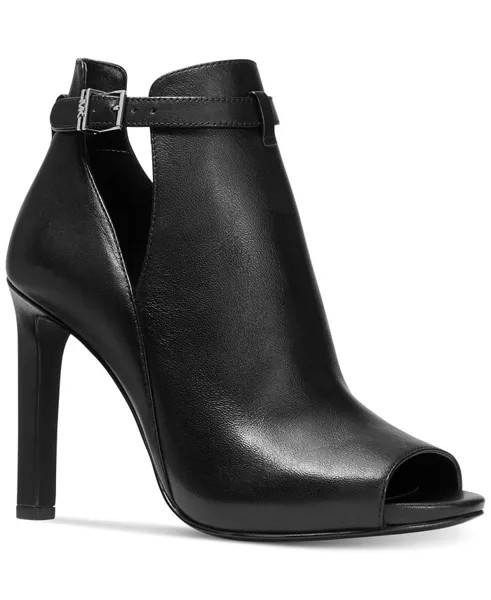 Женские туфли Lawson на высоком каблуке с пряжками и открытым носком Michael Kors, цвет Black