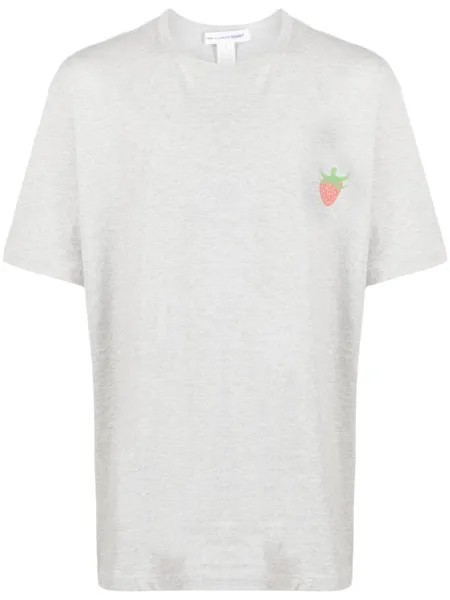 Comme Des Garçons Shirt футболка с принтом, серый