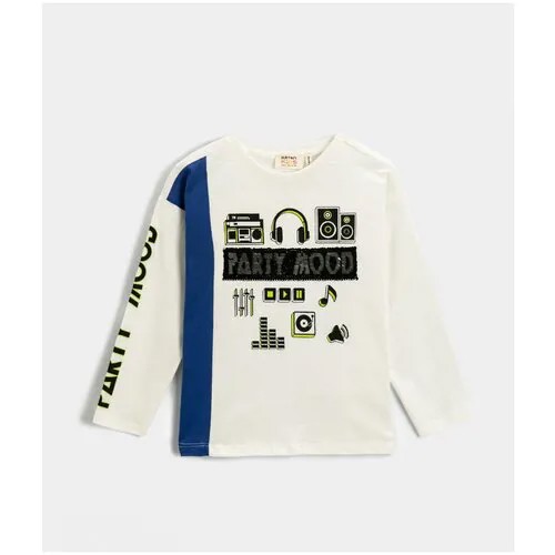Лонгслив KOTON BOYS, 2SKB10158TK, цвет: WHITE, размер: 6-7