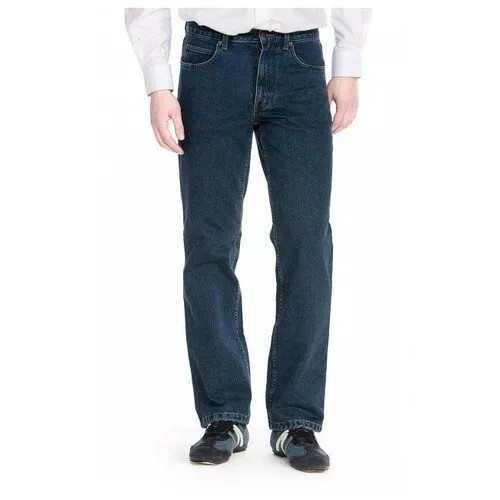 Зимние утепленные джинсы WESTLAND W5801 DK_NAVY темно-синие размер 32/32