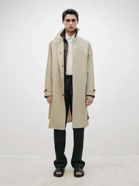 Джинсы прямого кроя из смеси хлопка и льна — ограниченная серия. Massimo Dutti, серый