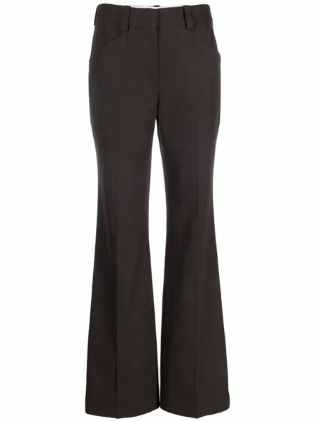 Victoria Victoria Beckham расклешенные брюки с четырьмя карманами