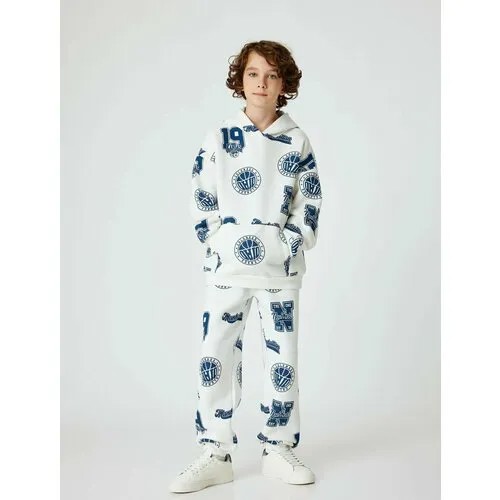 Брюки спортивные KOTON, размер 7-8 years, светло-бежевый