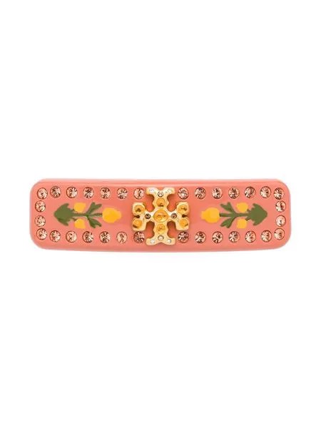 Tory Burch заколка для волос Roxanne Double-T