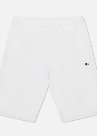 Мужские шорты Champion Reverse Weave Long Bermuda Brushed Fleece, цвет белый, размер XL