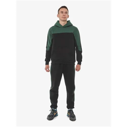Мужской утеплённый костюм Casual Wear, цвет зелёный, размер 54