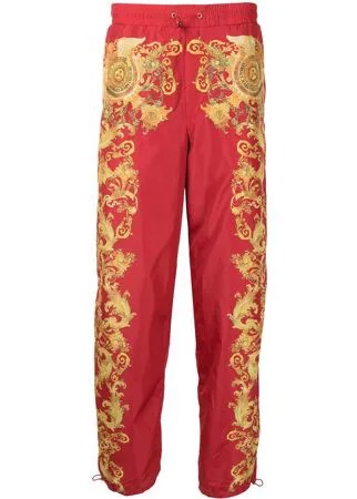 Versace Jeans Couture спортивные брюки с принтом Barocco