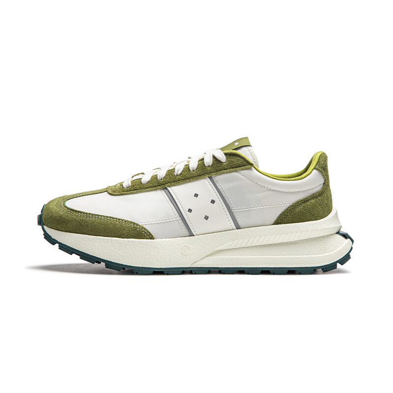 Кроссовки LiNing Lifestyle Shoes Unisex Low-top White/green, зеленый
