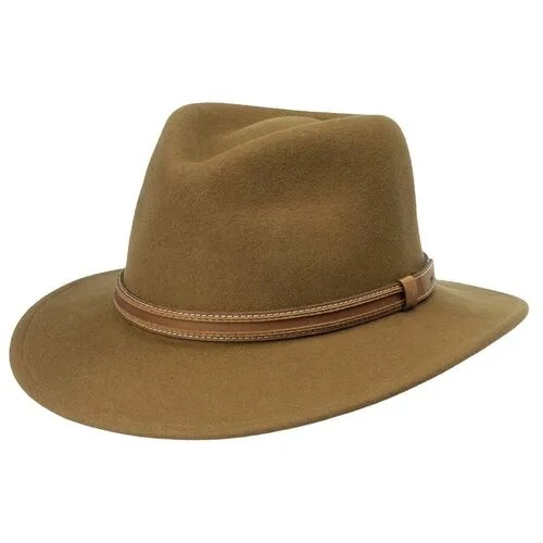 Шляпа федора BAILEY арт. 70633BH CAMDEN (рыжий), Размер:55