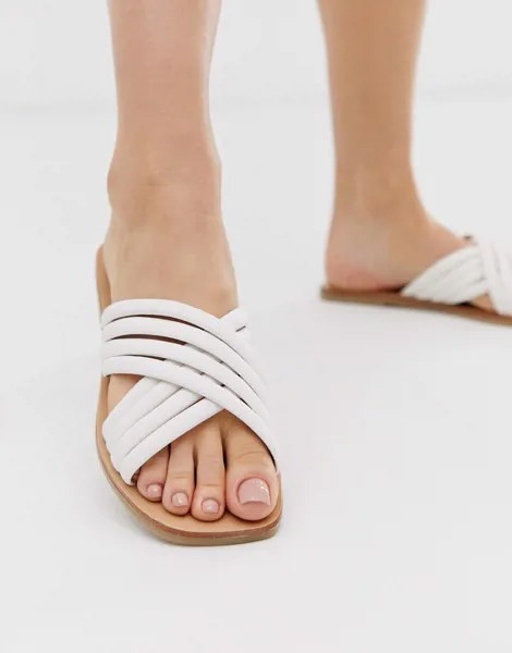 Белые сандалии ASOS DESIGN - Falsetto-Белый