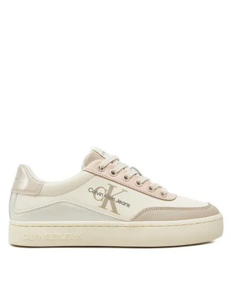 Кроссовки Calvin Klein Jeans Classic Cupsole Low Lace Lth Ml, розовый
