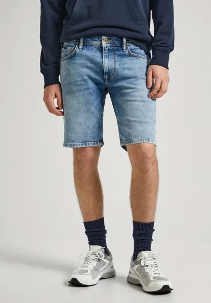 Джинсовые шорты Pepe Jeans, синий деним