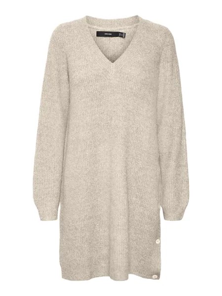 Вязанное платье Vero Moda Tini, пестрый бежевый