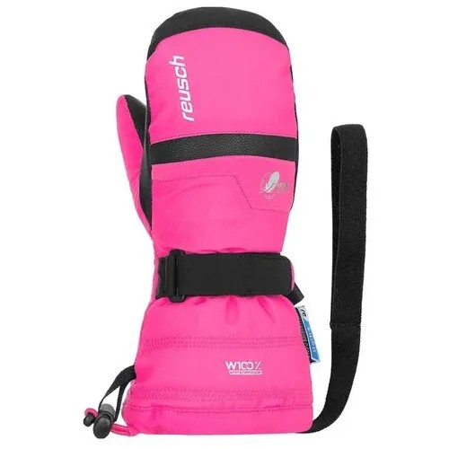 Варежки зимние для девочки Reusch Kadir Down R-TEX XT 4785562 , размер 1 , цвет 350 ярко-розовый