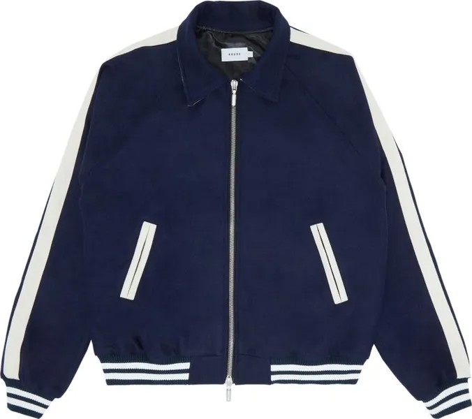 Бомбер Rhude Boys Signature Bomber 'Navy', синий