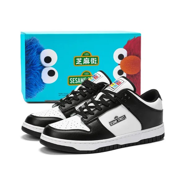 Кроссовки SESAME STREET Vintage Basketball Shoes Unisex Low-top, зеленый