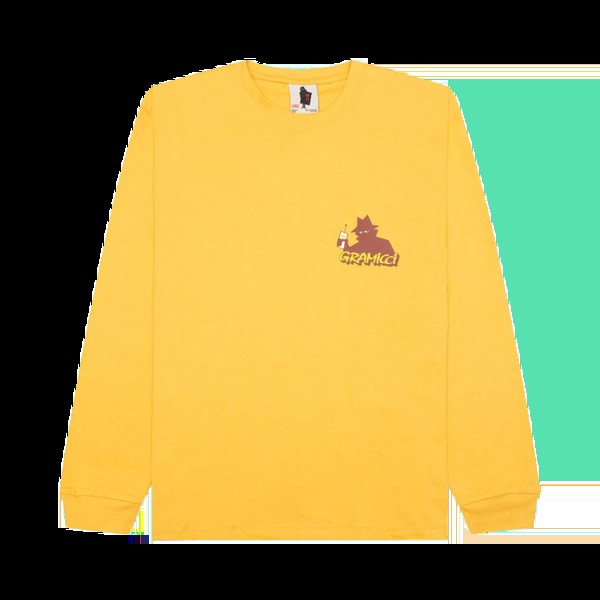Футболка Real Bad Man x Gramicci Records Long-Sleeve 'Mustards', желтый