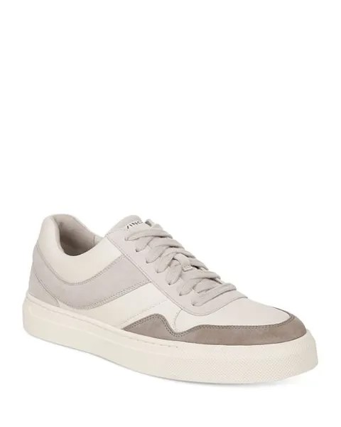 Мужские кроссовки Warren Retro на шнуровке Vince, цвет White