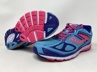 Кроссовки для бега Saucony Girls Guide 7, синий/розовый/фиолетовый, 7 Big Kid США