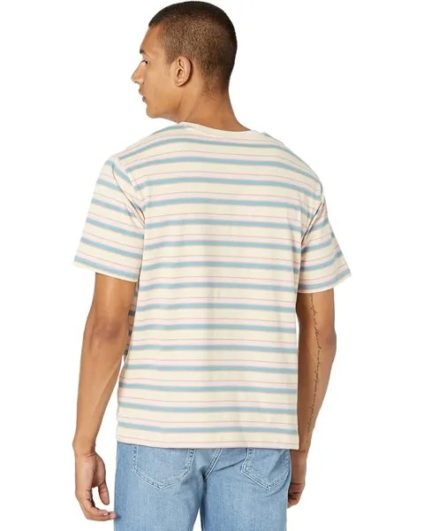 Футболка NATIVE YOUTH Short Sleeve Striped T-Shirt, желтый