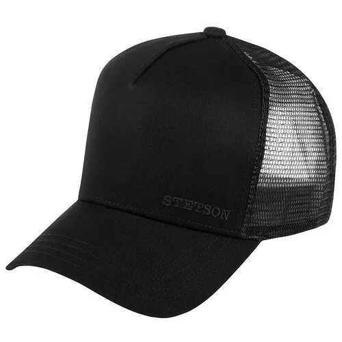 Бейсболка STETSON арт. 7751179 TRUCKER CAP COTTON (черный), размер ONE