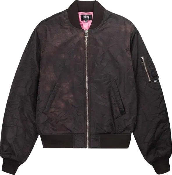 Бомбер Stussy Dyed Nylon Bomber 'Brown', коричневый