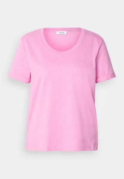 Базовая футболка TEE Esprit, розовый