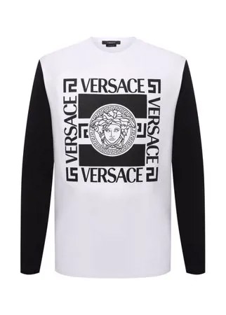 Хлопковый лонгслив Versace