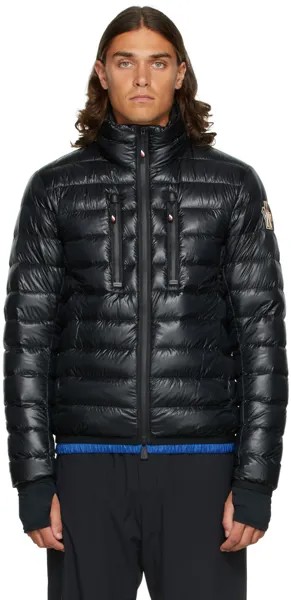 Черная складная стеганая куртка на пуху Moncler Grenoble