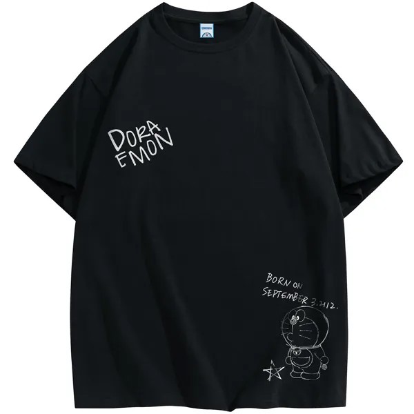 Футболка унисекс Doraemon, Футболка с длинным рукавом (светлый хаки)