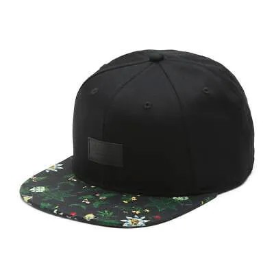 Vans Allover It Snapback Hat (черный/цветочный) 6-панельная скейт-кепка