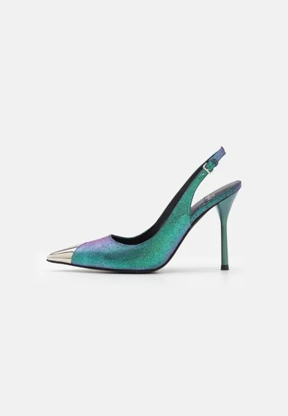 Туфли на высоком каблуке RIDDLER Jeffrey Campbell, цвет darg green iridescent