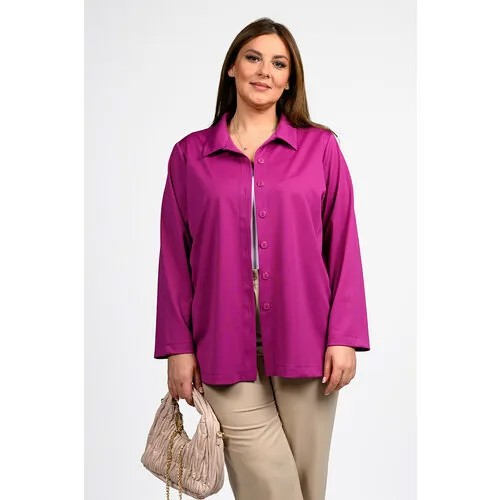 Пиджак SVESTA, размер 58, лиловый