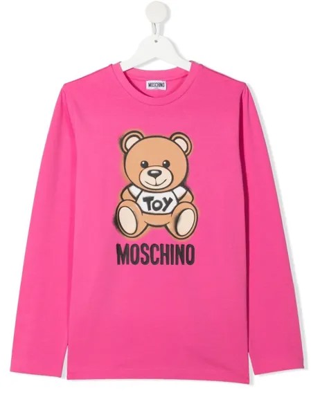 Moschino Kids футболка Teddy Bear