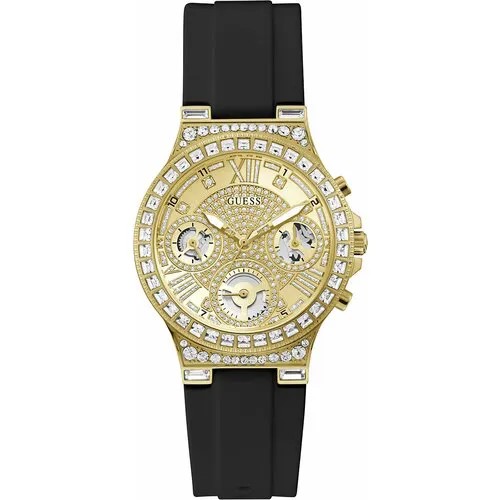 Наручные часы GUESS Sport Steel GW0257L1, золотой, черный