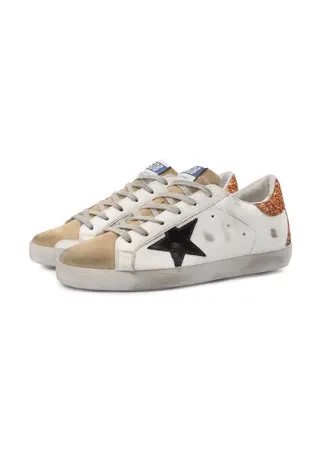 Комбинированные кеды Superstar Golden Goose Deluxe Brand
