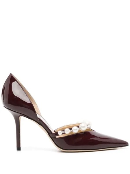 Jimmy Choo туфли кожаные 90 мм, красный