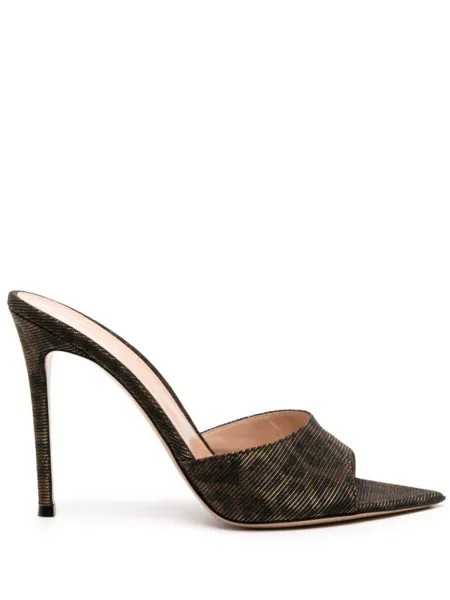 Gianvito Rossi мюли Rania 105, золотистый