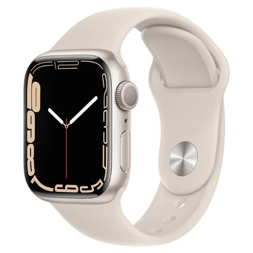Умные часы Apple Watch series 7 GPS + Cellular, 41 мм, Aluminum Case with Sport Band, сияющая звезда, версия для других стран