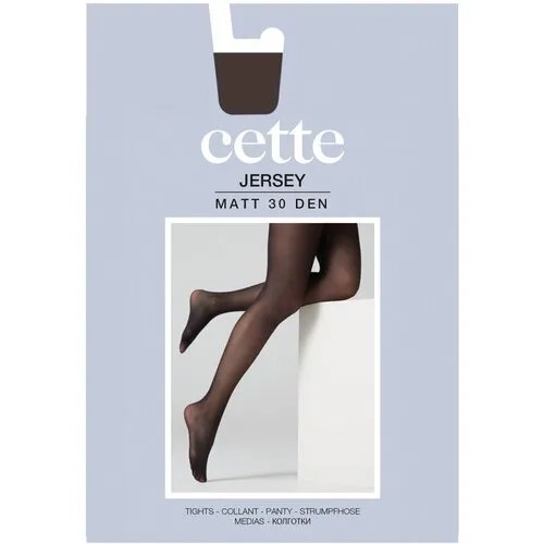 Колготки Cette Cette Jersey, 30 den, размер 1-2, коричневый