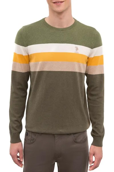 Джемпер мужской U.S. POLO Assn. G081GL0TK0RAWNIL зеленый M