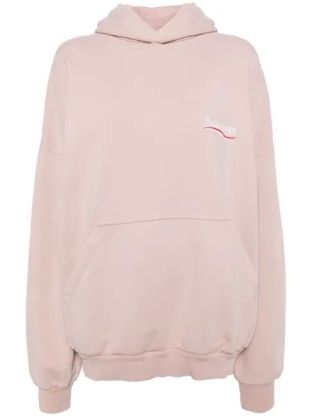 Balenciaga худи с логотипом, розовый