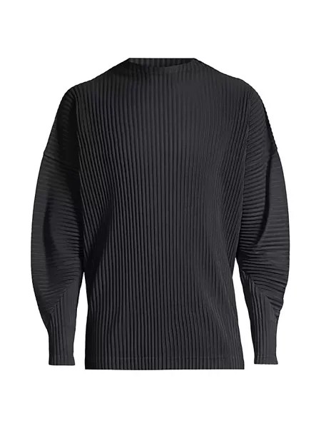 MC Ноябрьская плиссированная рубашка Homme Plissé Issey Miyake, цвет ink blue