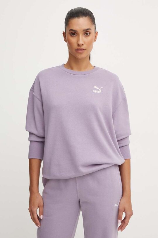 Толстовка BETTER CLASSIC из хлопка Puma, фиолетовый