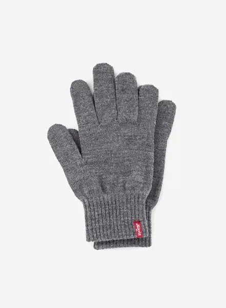 Перчатки мужские Levis Men Touch Screen Gloves, серый