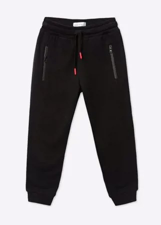 Чёрные спортивные брюки Jogger для мальчика Gloria Jeans