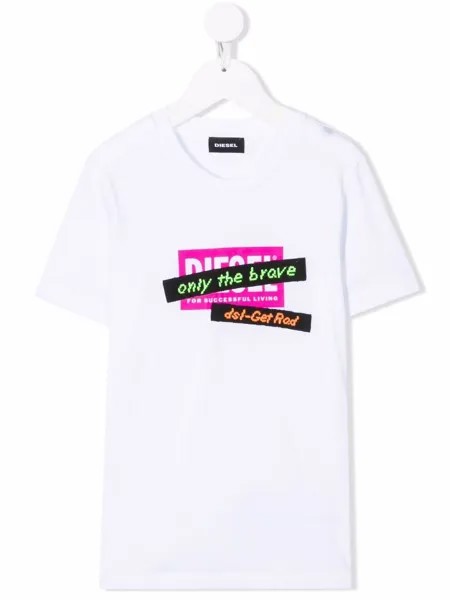 Diesel Kids футболка с логотипом